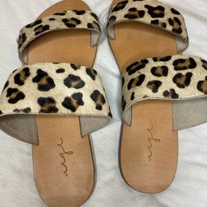Leopard Print Sandals